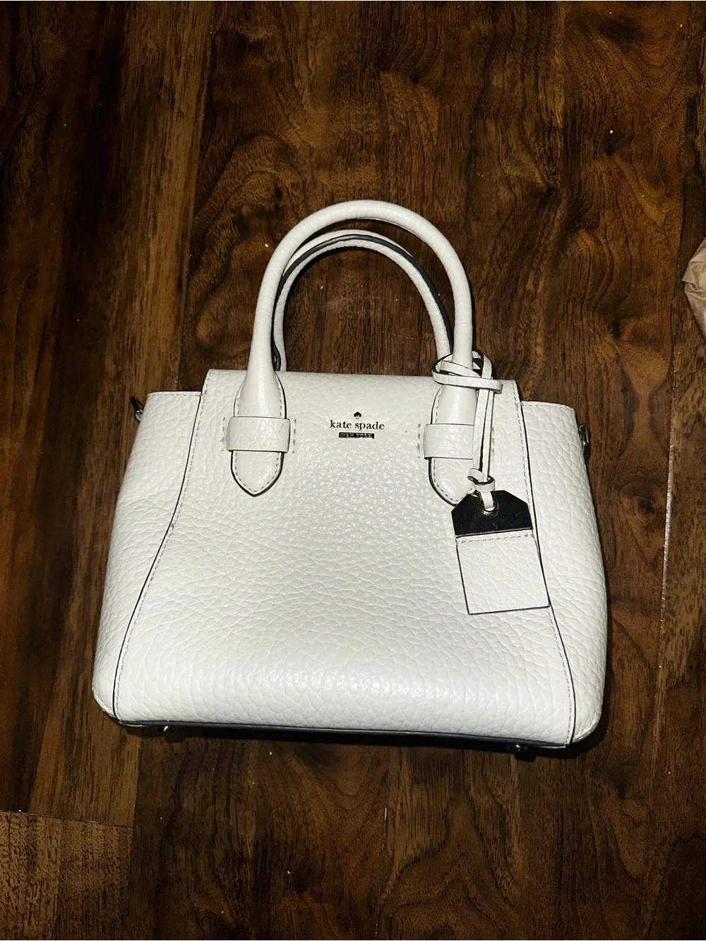 🔥 kate spade white purse